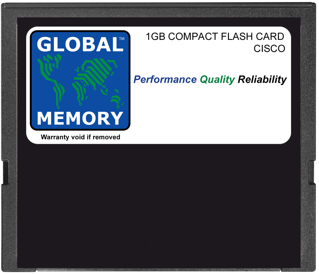 1GB COMPACT FLASH CARD MEMORY FOR CISCO CATALYST 6500 SERIES SWITCHES & 7600 SERIES ROUTERS 720 RSP (MEM-C6K-CPTFL1G) - Click Image to Close
